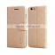LZB OEM/ODM pu flip silk grain leather wallet phone case cover for Huawei G630 case