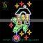 led christmas bell motif light for street decoration