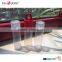 Round plastic protective packaging plastic clear tubes Screw Pack GP