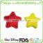 Food grade lovely colorful star shape silicone cake mold