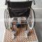 X-801-1 Surface Wheelchair Restraint System Locked in Notched Tracks