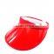 colourful uv caps cotton pvc cheap sun visor hats for women
