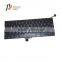 Wholesale 100% NEW GR Layout keyboard with backlight for MBP Pro A1278 Germany keyboard
