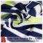 polyester full dull spandex yarn dyed auto stripe pique fabric with anti-bacterial