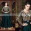 Embroidered Work Silk Designer Gown/latest gown designs/wholesale gown
