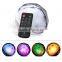 Brand New Color Ball Bluetooth Speaker LED Light Magic Crystal Speaker With Remote Control Wireless Audio Player Xmas Gift