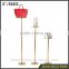 windown showcase Decoration Dirty Gold Electroplating Glossy Stainless Steel Exhibition Display Stand