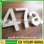 PDL Durable Built Up Cast Brushed Metal Letter Sign