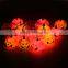 2.5M Halloween Props Haunted House Supplies Bar Decoration 16 LED Pumpkin String Light Fairy lights Festival Lamp