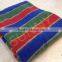 China supplier manufacture high grade multi stripes printed blanket