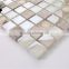 MB SMS13 Simple Home Decor Design Resin Glass Mix Stone Mosaic Bathroom Tile Crystal Mosaic Backsplash Tile