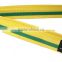 Martial Arts Belts Taekwondo/Karate/Judo Bjj Belt green+yellow color for wholesale