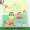 hardcover english cartoon children board book printing
