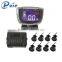 LCD Display Car Parking Sensor Reverse Backup Radar System with 8 Sensors
