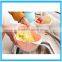 Water Drain Vegetable Plastic Rice Washing Basket, Washing Drain Fruit Basket ,Kitchen Wash and Drain Basket