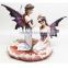 Factory Custom made best home decoration gift polyresin resin sisters figurines collectibles