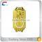 Customized Plated Gold Blessing Metal Card for Cars Decoration