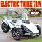 7kW Electric Passenger Tricycle Three Wheel Scooter
