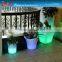 rechargeable rectangle chair LED chLED funiture Colorful Changing LED flower style chair / Light/Colorful LED Night Light
