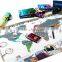 Scrape Map World Map Personalized Scrape off XL Size Unique and Large World Map Poster with a Layer AMA-16