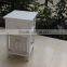 White Wooden Wicker Chest of Drawers ,Wooden Storage Chest