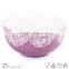 New products wholesale silk screen flower ceramics cereal bowl