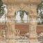 outdoor home decoration stone carving arch door marble frame with figure design