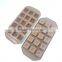 15 cup three-dimensional chocolate silicone ice and cake use tray