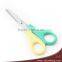 5.25" left hand promotional plastic handle student scissors (HA-07B)