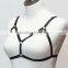 Black erotic strappy Lingerie stretchy bra