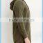 Men's French Terry Zipper Up Longline Hoodie