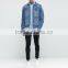 Guangzhou Custom Pre-Shrunk Long Sleeve Spread Collar 55% Linen 45% Cotton Regular Fit Casual Blue Solid Mens Shirts