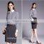 Ladies Formal Work Office Regular Fit Contrast Collar Cuff Cotton Shirt