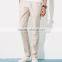 Men's Summer Linen Trousers Thin Straight All-match Size Casual Loose Cotton Pants Custom