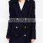 2015 High quality winnter wholesale slim fit wool women coat
