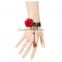 American export antique flower design bracelet and ring sets bride jewelry set