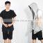 2016 fashion custom full face zip long knee length hoodie