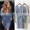 Runwaylover 147 Sexy Deep V-Neck 2017 Ladies Knitted Slim Casual Dress