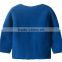 best selling products blue cardigan pocket button sweaters for kids with high quality