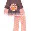 Thanksgiving Day girls clothes polka dot pants boutique outfits