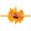 Halloween bow baby hair with pumpkin skull children's elastic head ring Party Halloween