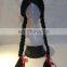 Black Long Braided Pigtails Party Wigs for Ladies Fancy Dress