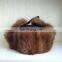 Round Leifeng fur hat of russian style