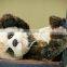 handmade realistic movable smile panda plush stuff toys wild life