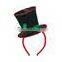 Diva Christmas Mini Top Hat Fascinator Party Headband Top Hat Mini Hat Headband