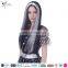 wholesale cheap synthetic hair 24" long black witch halloween wig