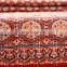 Indian Latest Orange Floral Quilt Cotton Vintage Ajrakh Kantha Throw Bedspread Blanket Ralli