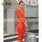 Alibaba beauty products Exquisite women official dresses in orange with tassels