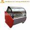 Ice cream popsicle display freezer cabinet