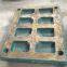 wear liner jaw plate of Mn13Cr2 suit C80 metso nordberg jaw crusher